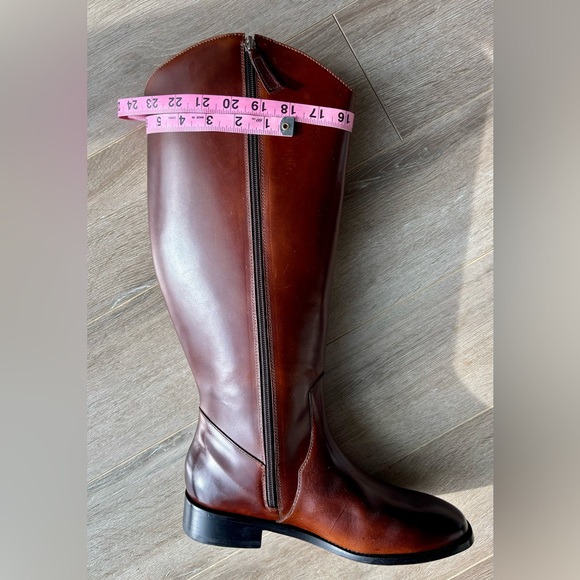 New Amendment Drotning WIDE CALF Riding Boot In Brown - Picture 7 of 10